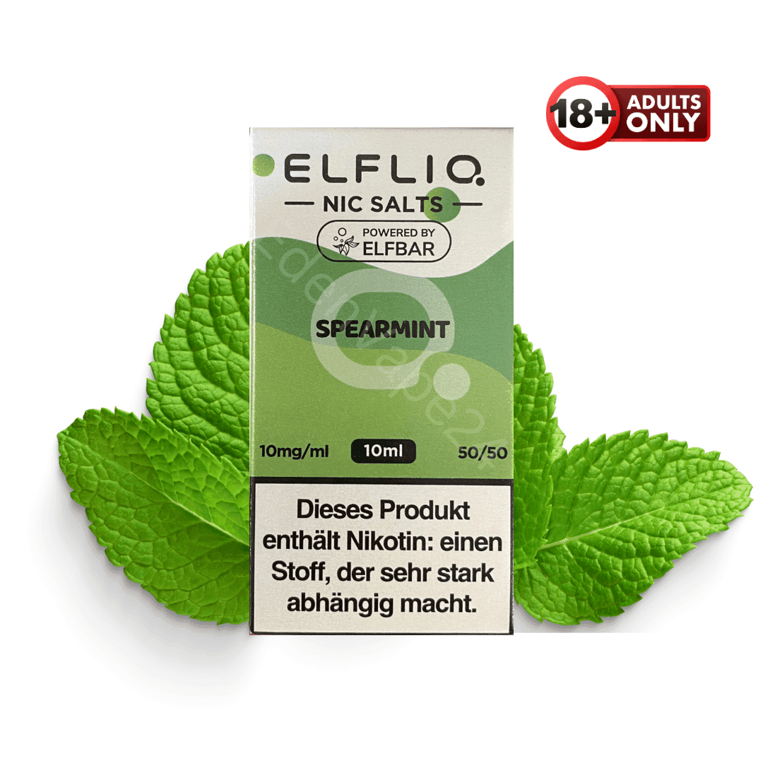 Elfbar Elfliq - Spearmint - 10mg Liquid - EdenVape24